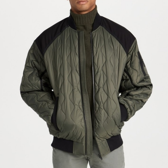 NEW Moose Knuckles XL Flushing Bomber Quilted Jacket Coat - Picture 13 of 16